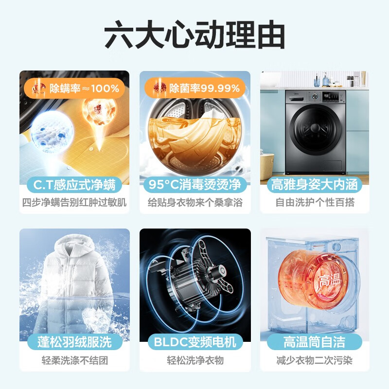 美的洗衣机对比(美的MG100VT55DY洗衣机值得手入吗)