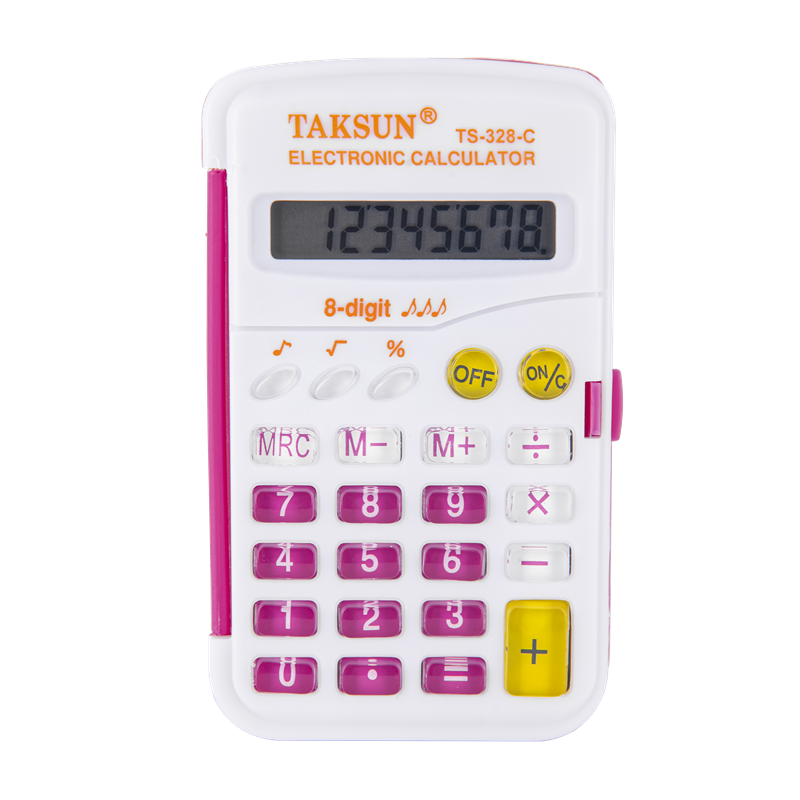 taksun德信计算器 计算机 小号便携 小型 迷你 随身 简单 根号 滴滴响