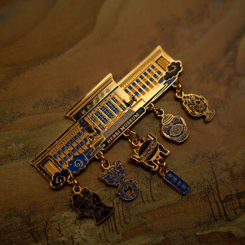 古代建筑博物馆冰箱贴创意文河北博物院建筑伴手礼纪念品文创镇馆 河北博物院冰箱贴1个