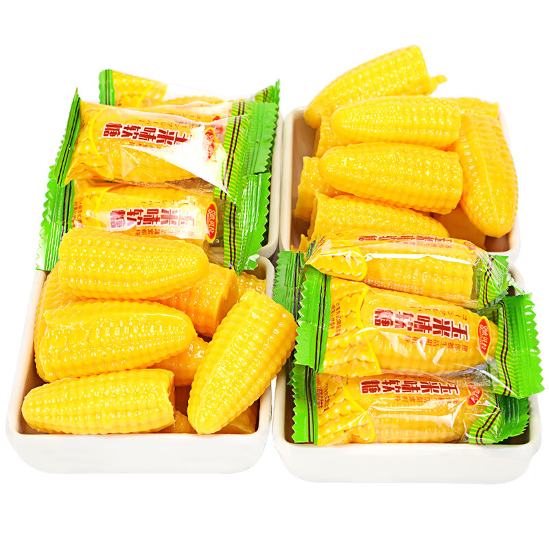 玉米糖软糖果结婚用的喜糖散装混合橡皮糖休闲零食品小吃的多口味