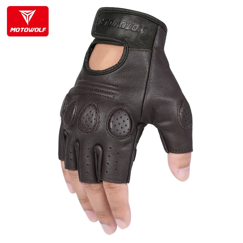 Ħ���ǣ�MOTOWOLF���ļ�Ħ�г���������Ƥ����ԽҰ������ָ������Ů��ʿװ����ˤ͸�� ��ɫ����ָ����������Ƥ L