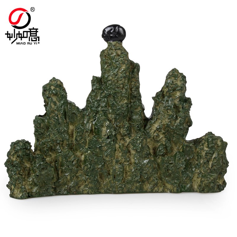 妙如意李氏居明吉祥物泰山掌形石胆摆件石敢当补角缺角财运家居装饰品