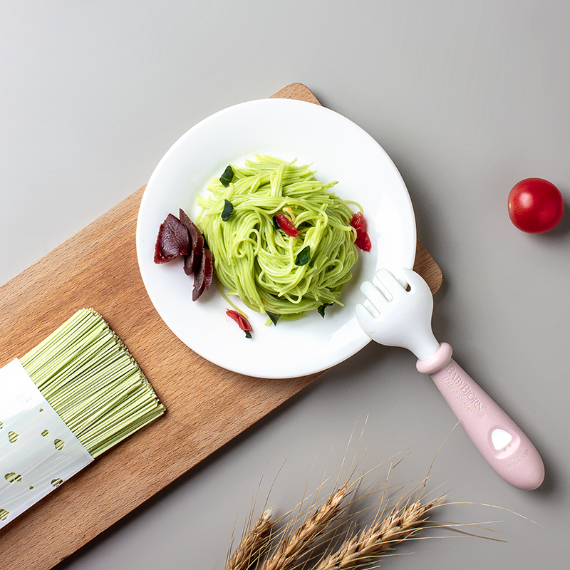 王二狗菠菜猪肝味营养面条袋原味儿童面240g 菠菜猪肝味