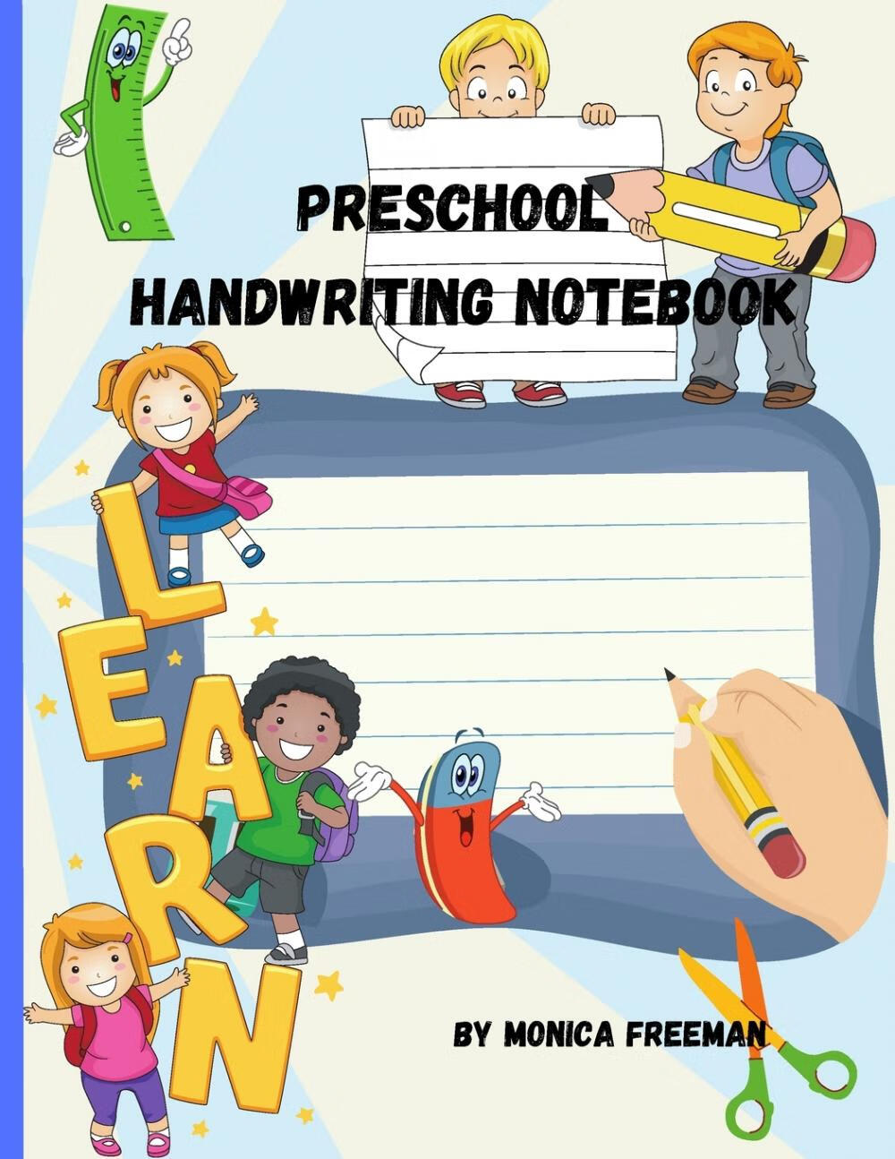 【预售 按需印刷】preschool handwriting notebook