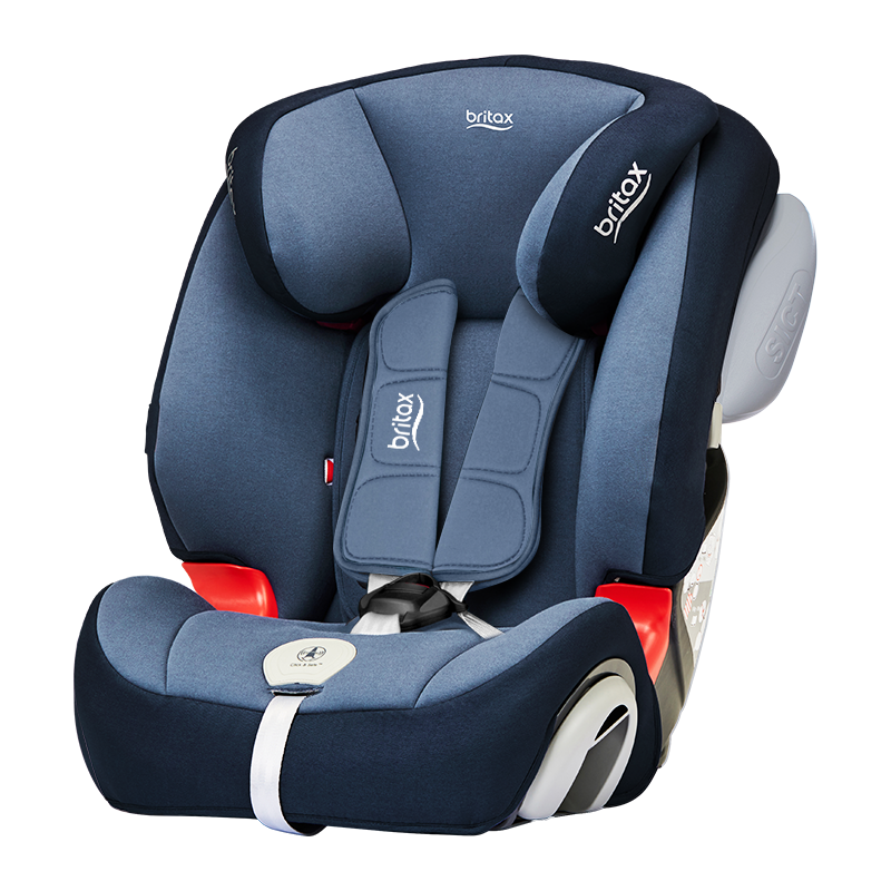 宝得适（Britax）宝宝汽车儿童安全座椅9个月-12岁防侧撞升级全能百变X 月光蓝