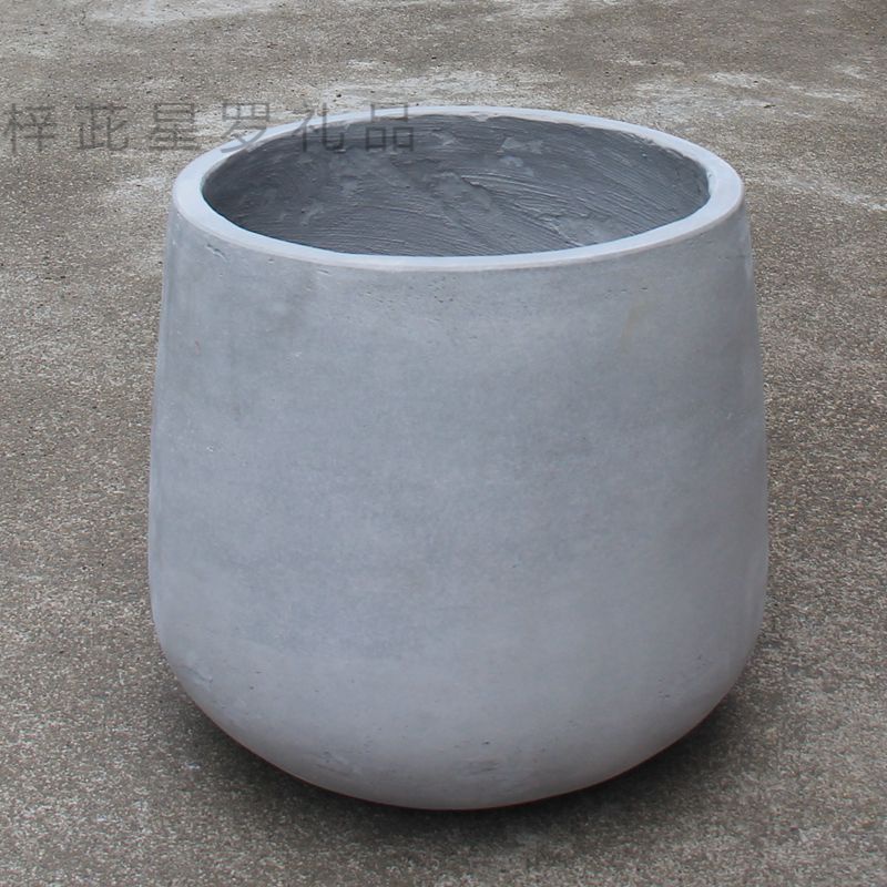 花盆模具盆水泥模具商场大号北欧圆形水泥花盆琴叶榕花箱客厅阳台室外