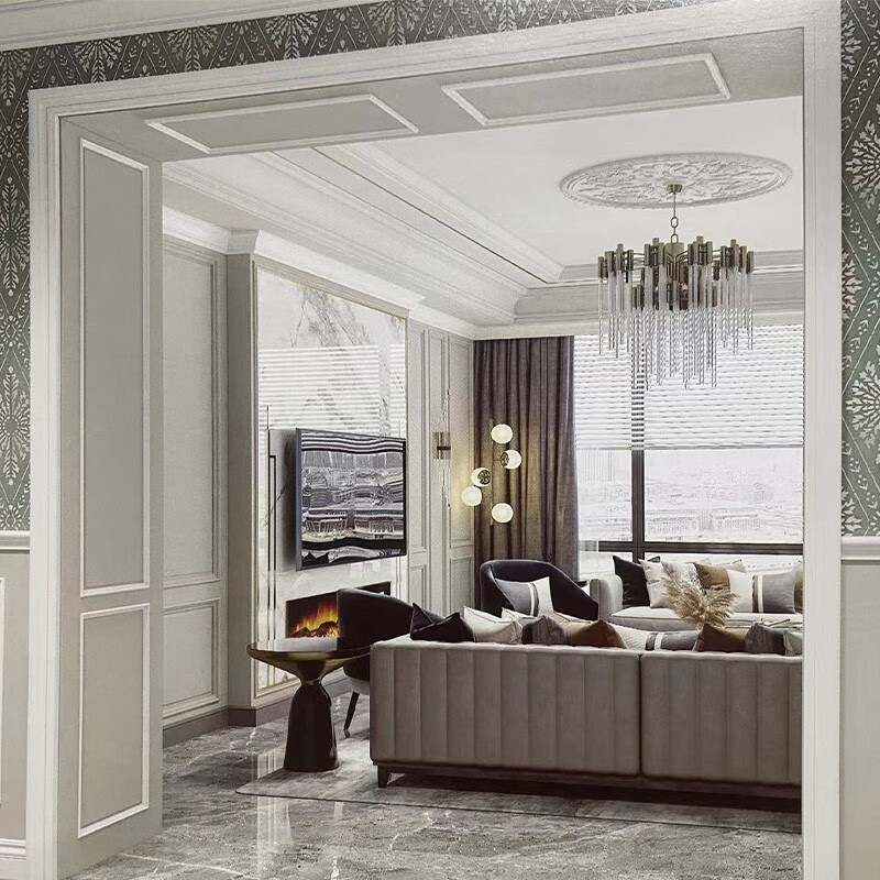 逸品壹家定制哑口套复合多层烤漆免漆木门门套飘窗套入户套阳台过道套