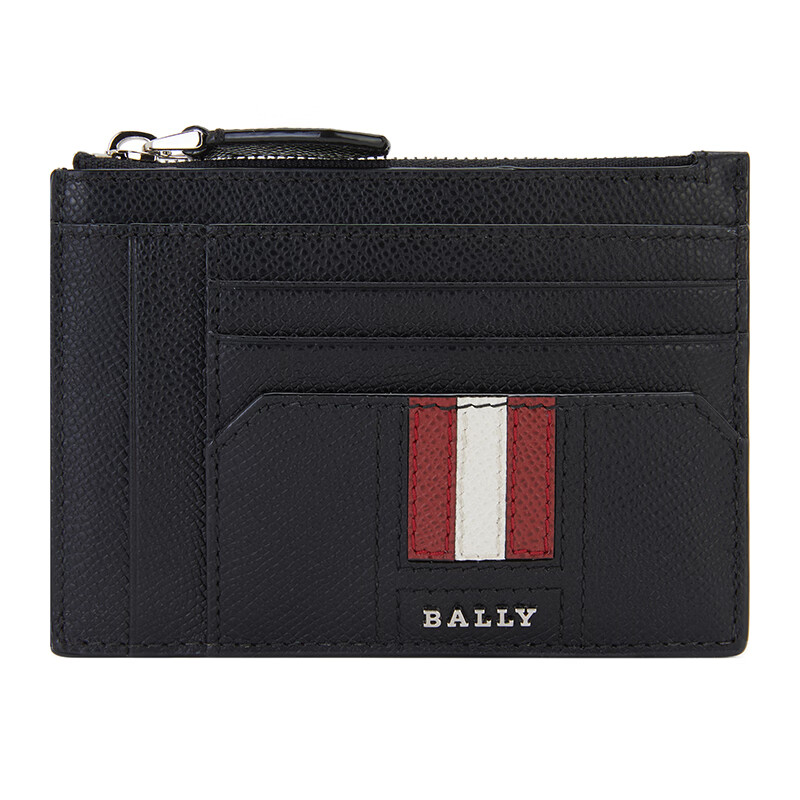 巴利 bally 奢侈品 男士黑色颗粒牛皮钱包 trock lt/10 6228860