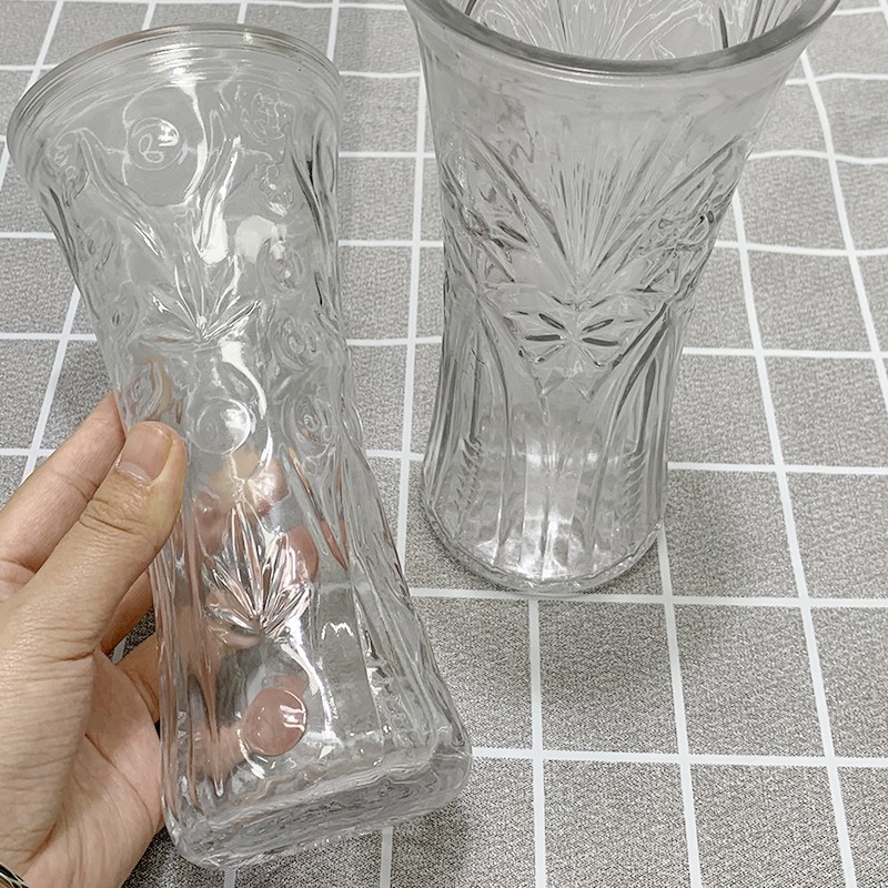 爆疯鱼 【单个装】20cm小号玻璃花瓶 20cm花瓶 1个装