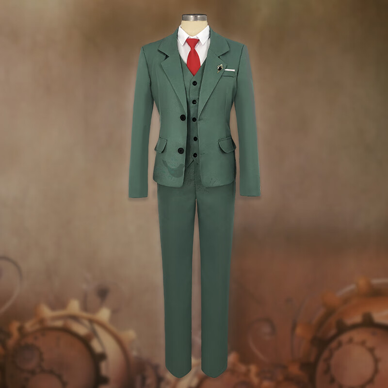 衡曾不咕鸟 间谍过家家cos 福杰cosplay服装黄昏cos服 西装男 红色 xl