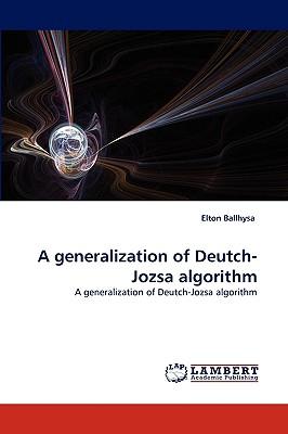 预订a generalization of deutch-jozsa algorithm