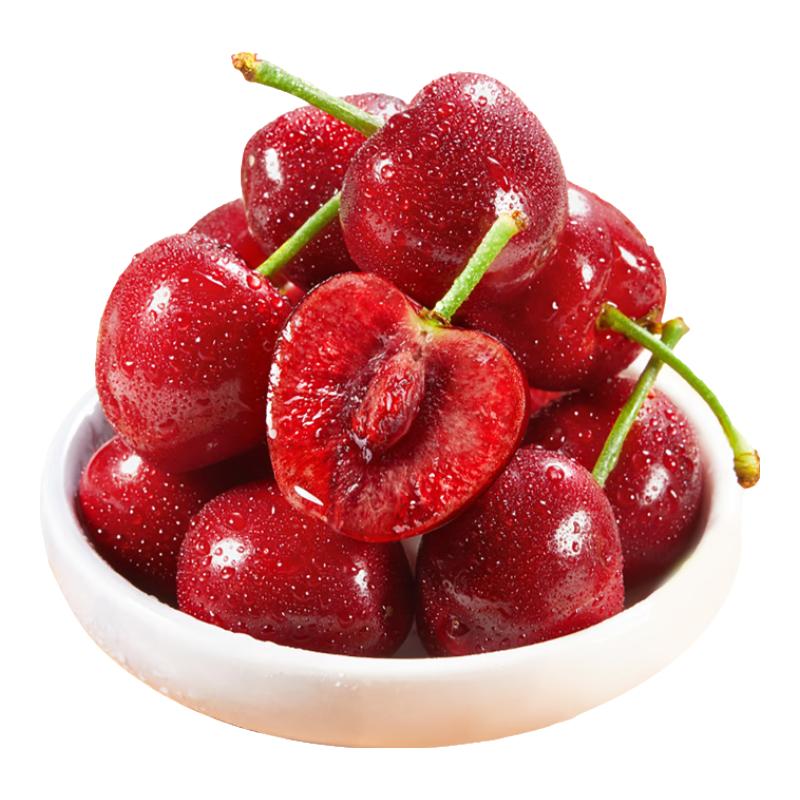 鲁禧山东樱桃 国产大樱桃车厘子【多地次日达】新鲜多汁水果送礼礼盒 4斤(净重) 单果 20-26mm 净重4斤【带箱5斤】