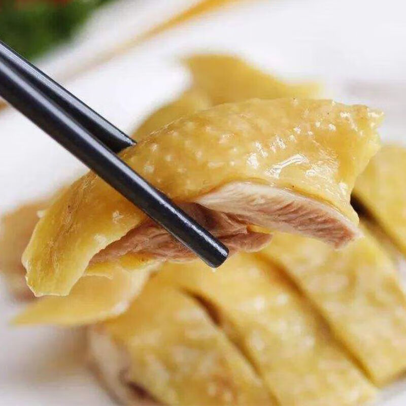 纳嘉新广东白切鸡整只熟食粤菜白斩鸡手撕真空即食凉拌 白切鸡800克