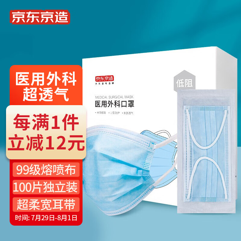 深度解析京东京造医用外科口罩一次性医用外科口罩是否还行？消费者反馈吐槽评价