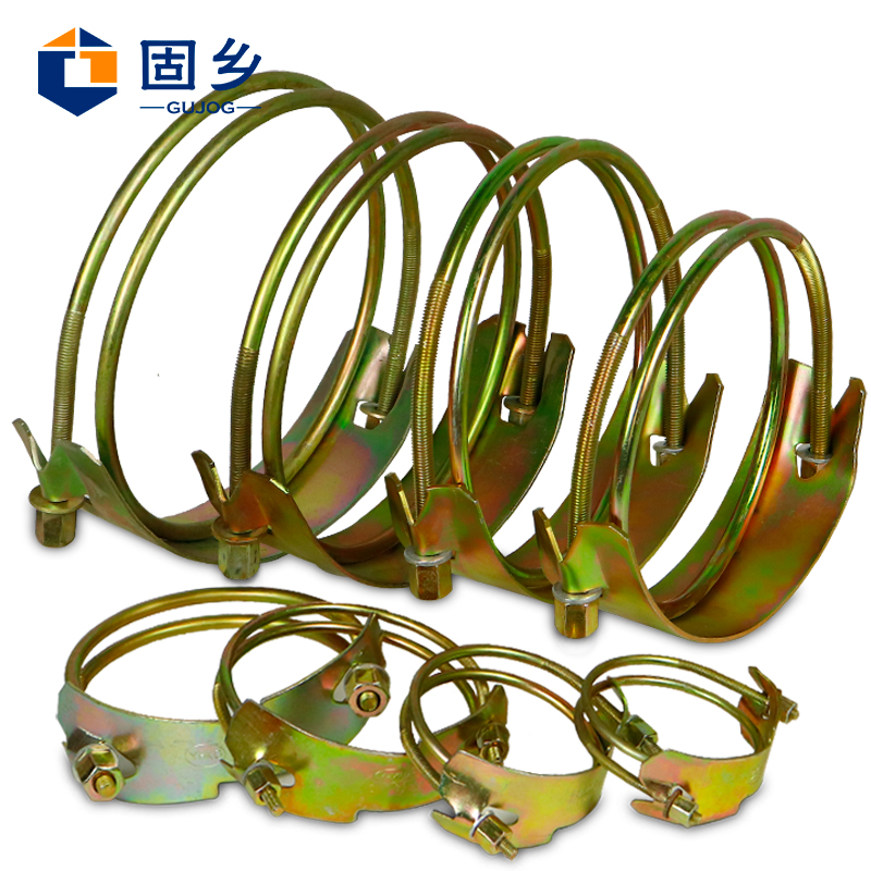 固乡 镀锌老虎夹喉箍 强力卡箍 油管卡子 水管抱箍 油管卡箍 卡箍
