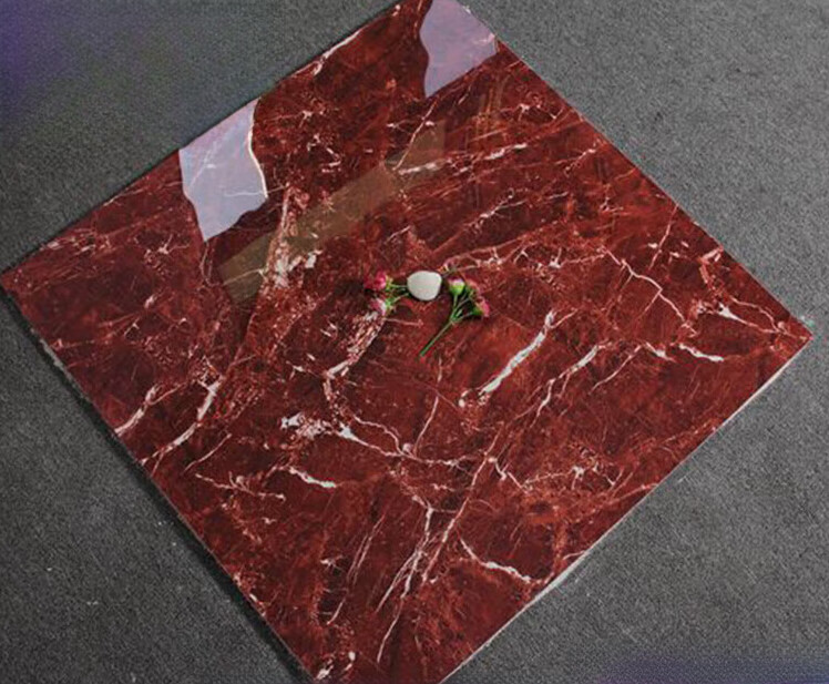 哩嗹啰嗹瓷砖800x800门槛石全抛釉地砖防滑室内地板砖 紫罗红 800*800