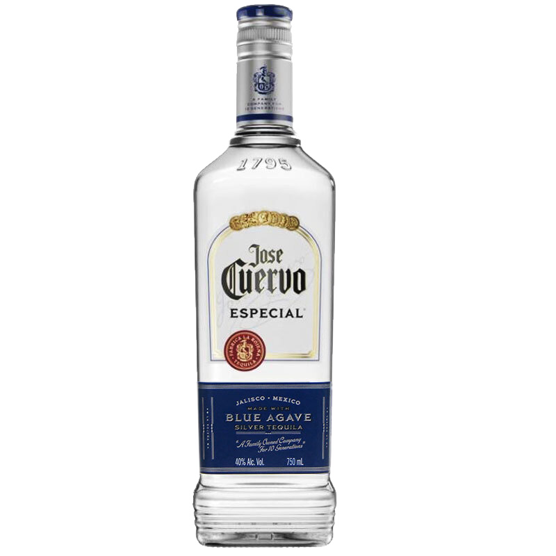 豪帅快活洋酒原装进口洋酒金银龙舌兰酒基酒调酒鸡尾酒 银标 750mL 1瓶 银快活