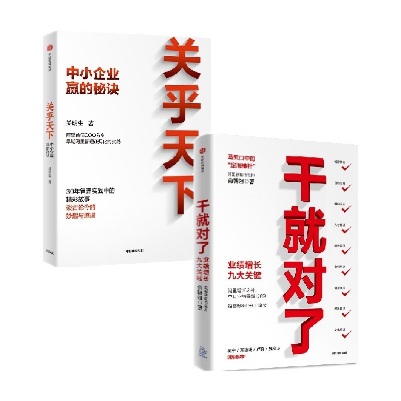 【套装2册】干就对了+关乎天下 俞朝翎 