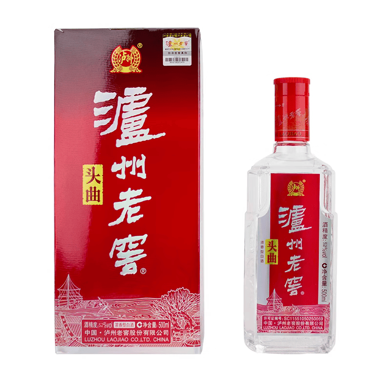 泸州老窖52度浓香型白酒500ml瓶装纯粮食酒送礼 泸州老窖头曲单瓶高性价比高么？