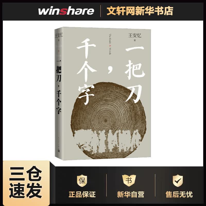 一把刀,千个字 王安忆 书籍