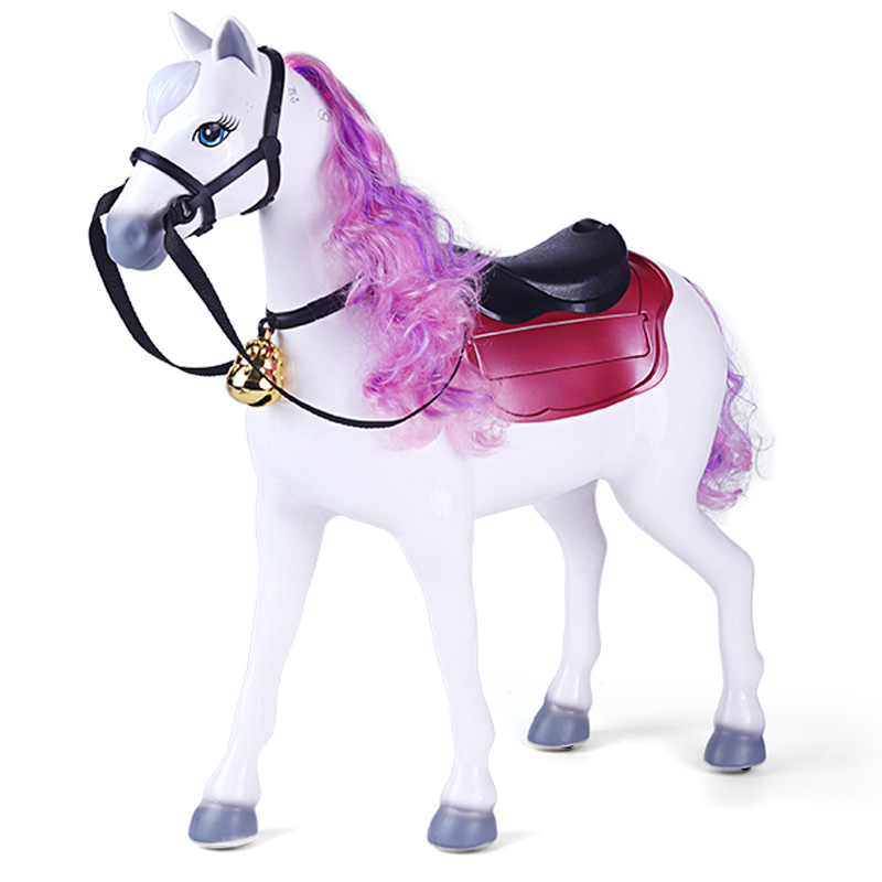 小孩子骑的玩具马智慧白龙儿童骑玩具小木骑会走电动仿真宝宝摇车 白