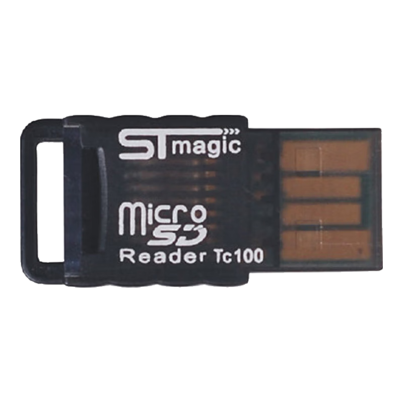 賽帝曼克（STmagic）便攜式小讀卡器 超迷你手機高速tf卡內(nèi)存卡讀卡器 支持SD小卡TF儲存卡 迷你讀卡器