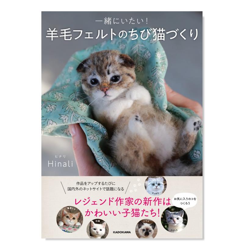 一緒にいたい! 羊毛フェルトのちび猫づくり猫咪羊毛毡手工制作书日文原版摄影集进口图书书籍