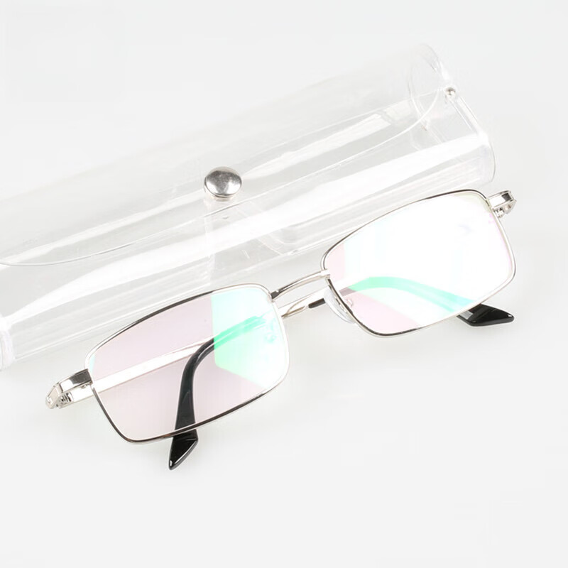 蕊菡时尚老花镜折叠男便携眼镜男女式超轻折叠款防蓝光50度75度老花镜  折叠 +50度