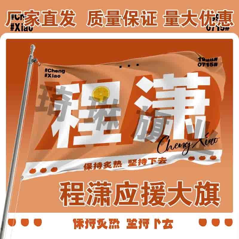 程潇应援大旗明星户外演唱会手持应援旗音乐节定制旗帜定制代发 4号