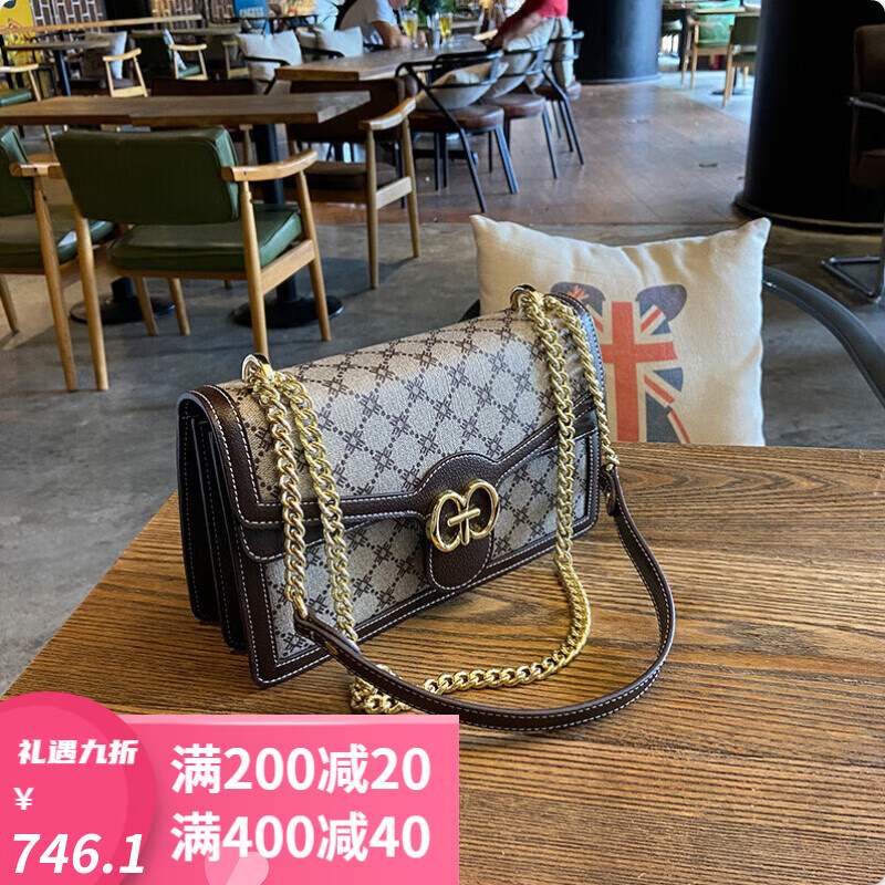 酷奇(kuqi)袋鼠女士包新款链条包感小众酒神包七夕情人节礼物 主图色