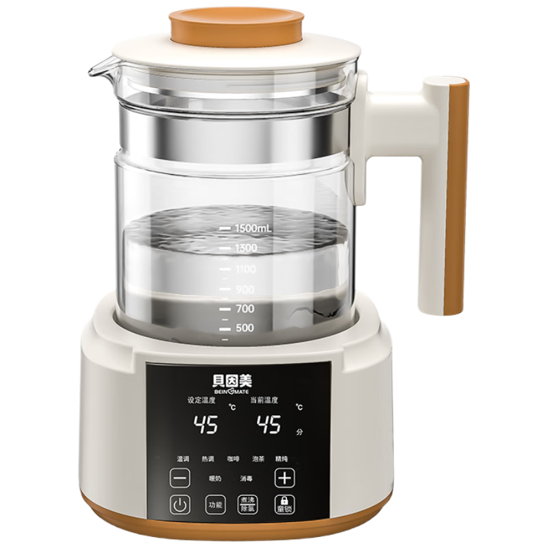 贝因美（Beingmate）【热门商品】恒温水壶恒温壶婴儿调奶暖奶器电热烧水壶1.5L 