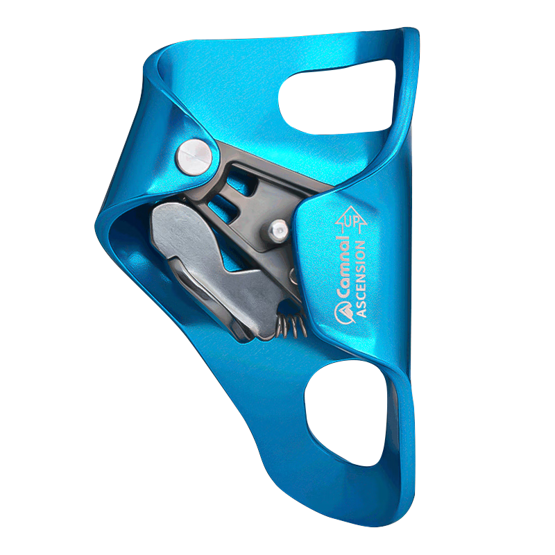 坎樂(lè )胸式上升器高空安全繩爬繩神器繩索攀爬升降器攀巖登山裝備 藍色