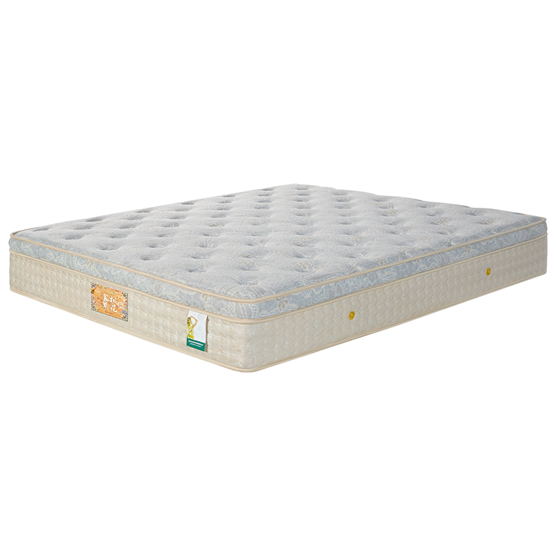 穗宝天然乳胶三重抑菌席梦思软硬适中弹簧床垫子 敦煌系列宝相繁花 图片色 180*200cm