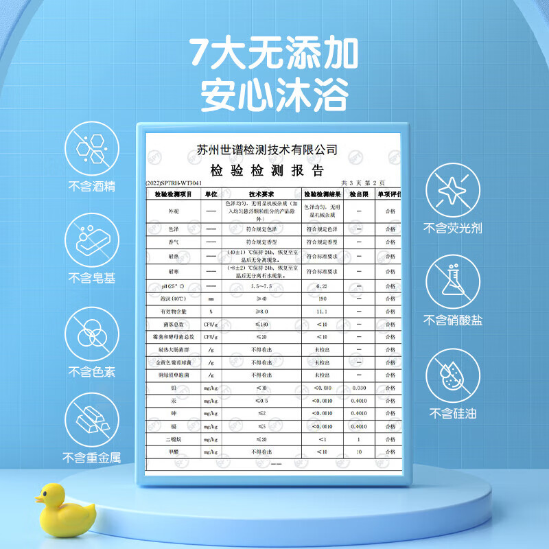 青蛙王子儿童婴幼儿洗发沐浴露二合一宝宝0-12岁椰油配方洗发水洗头膏 双重植萃【洗发沐浴露1L】