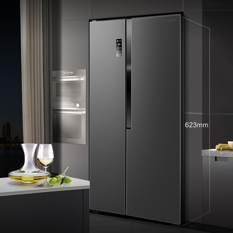 容声(Ronshen)450升双开门冰箱对开门超薄嵌入风冷无霜家用变频冰箱BCD-450WD18HP