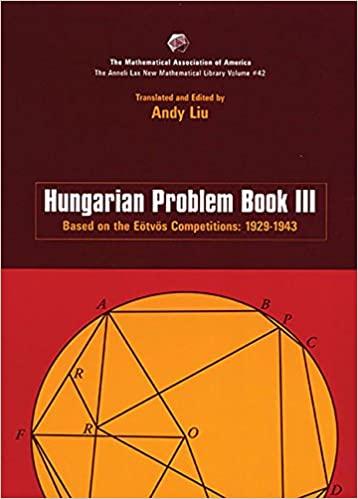 预订hungarian problem book iii