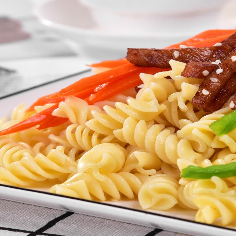 禾澹意大利面螺旋型速食意面劲道耐煮健身代餐饱腹粗粮 3袋