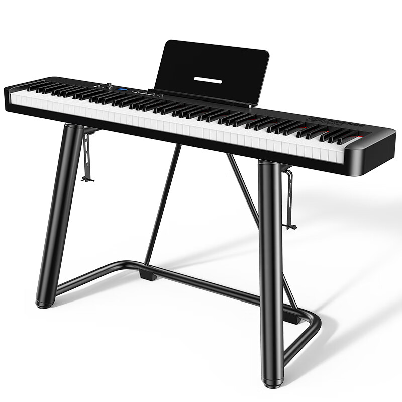 加粗u型电钢支架通用琴架61键88键电子琴古筝键盘合成 u型电钢琴琴架7
