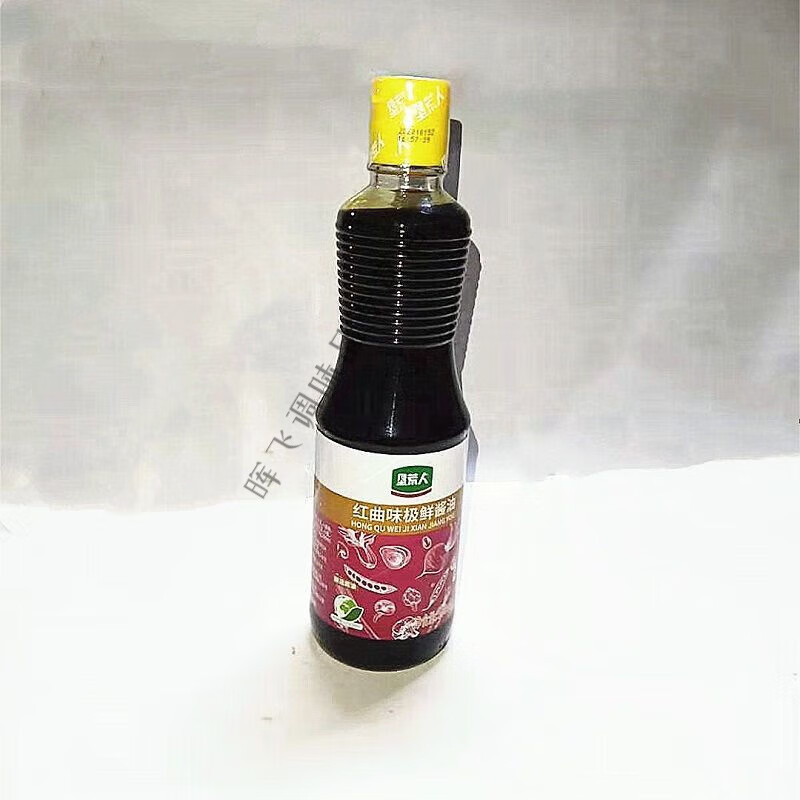食怀垦荒人酱油垦荒人红曲味极鲜酱油凉拌500ml/瓶玉兔出品[瑾永美] 500ML  1瓶