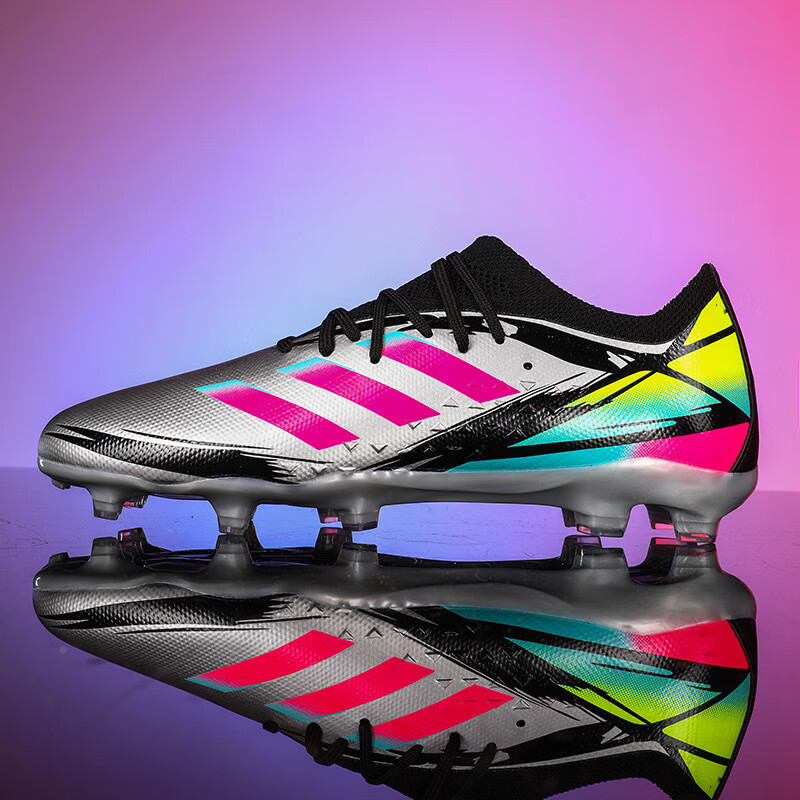 安踏行2024莆田无缝飞织足球鞋低帮学生长钉世界杯碎钉比赛训练 2283