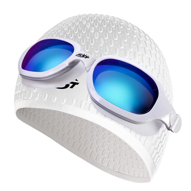 泳镜 男女游泳眼镜高清防水防雾泳镜平光近视可选游泳镜 jsd605 白色