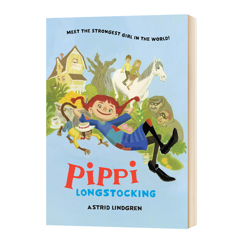 长袜子皮皮 pippi longstocking 新版 长袜皮皮系列 英文版美国校园