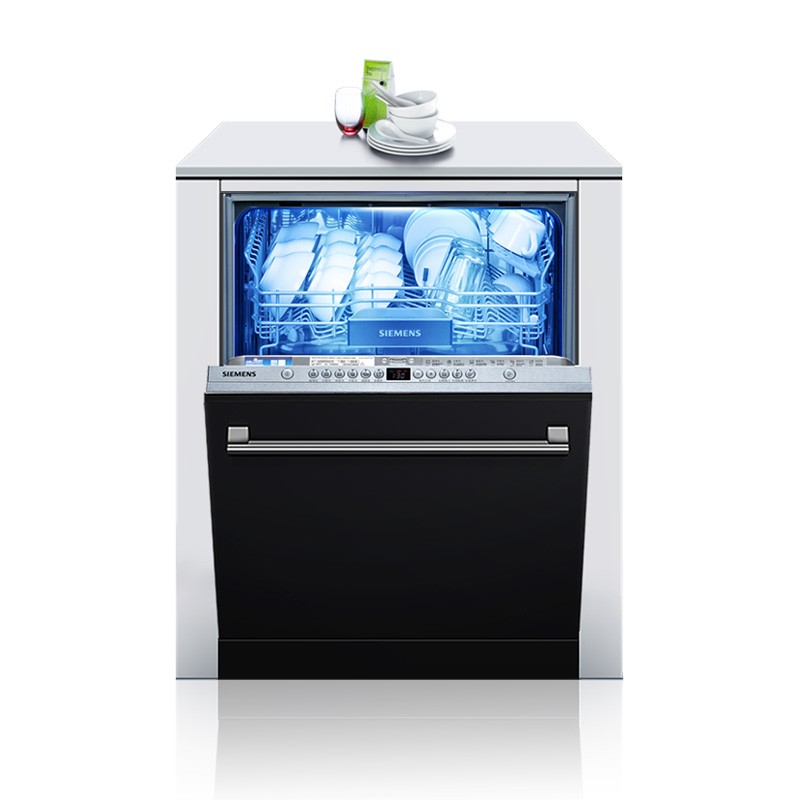西门子（SIEMENS）大容量嵌入式 家用智能洗碗机 12套自带门板SJ436B00QC