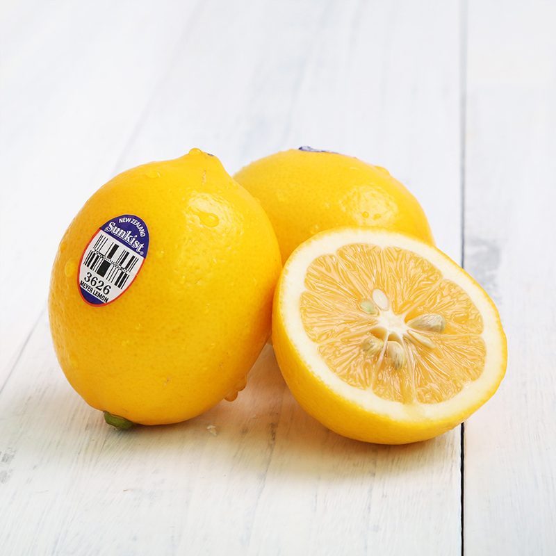 新奇士sunkist 进口柠檬 一级果 4粒装 单果重80-110g 生鲜水果