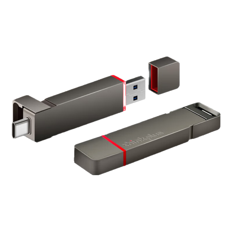 ThinkPlus���� 2TB �ƶ���̬u�� ˫�ӿ�USB3.2 Type-c ���ٴ�����������������ֻ��������ð칫u��tu200pro