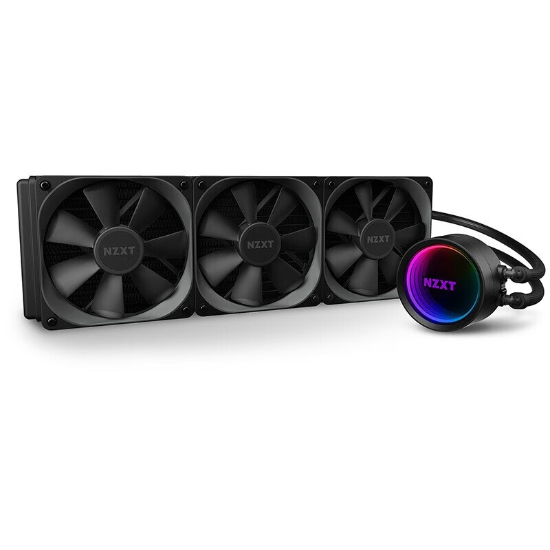 恩杰 nzxt kraken 海妖x73一体式水冷散热器 支持英特尔12代cpu lga