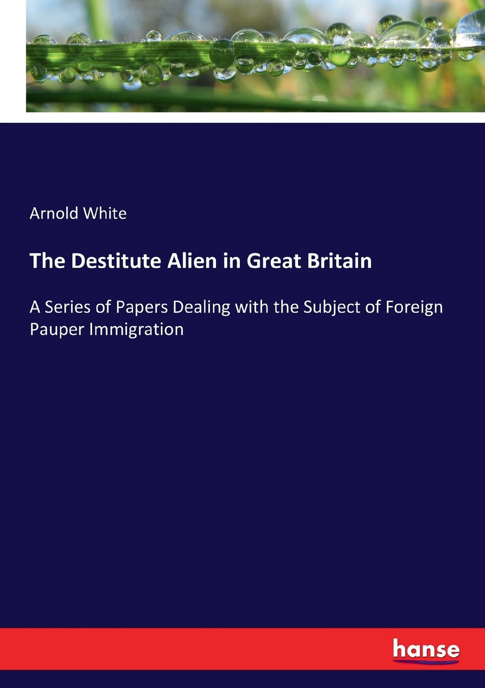 【预售 按需印刷】the destitute alien in great britain