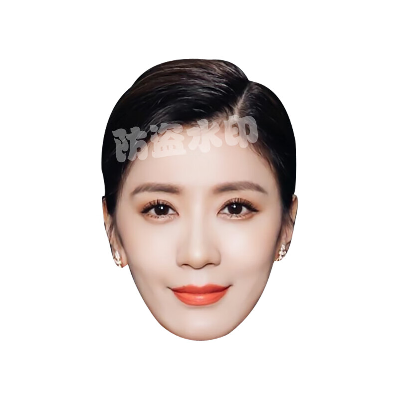 格炫维明星仿真面罩人皮面皮人易容人换脸皮人脸头套女假脸道具创意