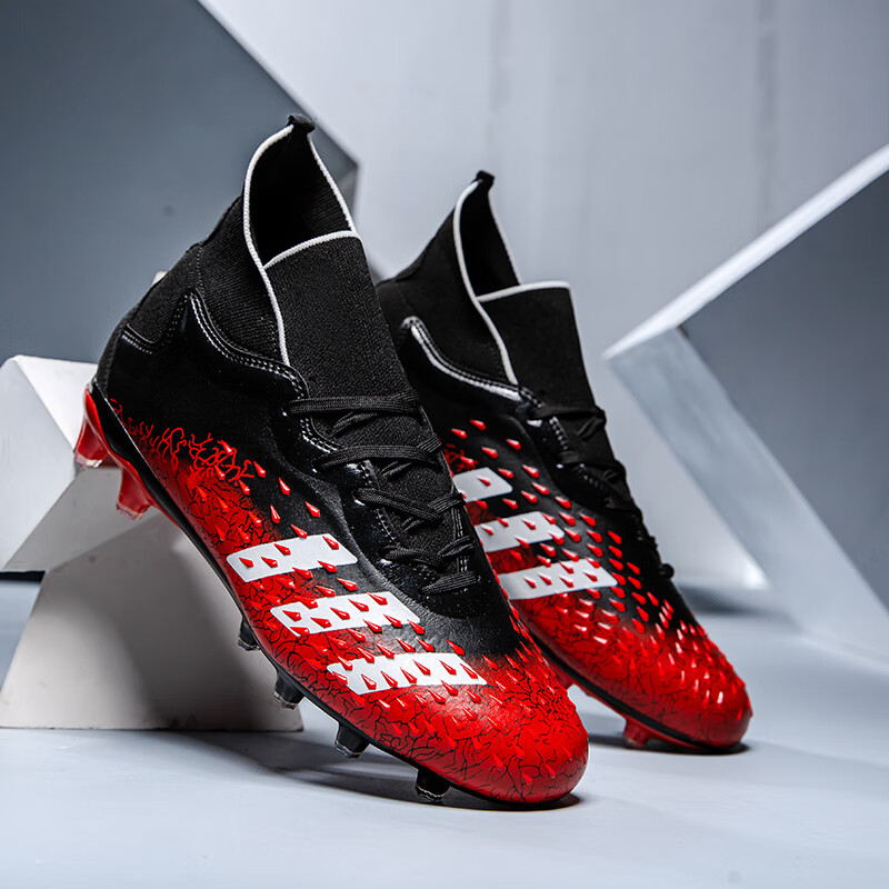 疾步(jibu)学生猎鹰足球鞋男款女儿童训练小学生草飞盘训练aj长丁短 h