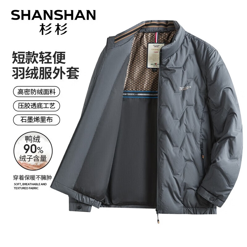 ���ڲ�����SHANSHANɼɼ��ʯīϩ�����޷����ﶬ90Ѽ�������мӺ�ů�̿����޼п� ��ɫ 3XL (190) /190